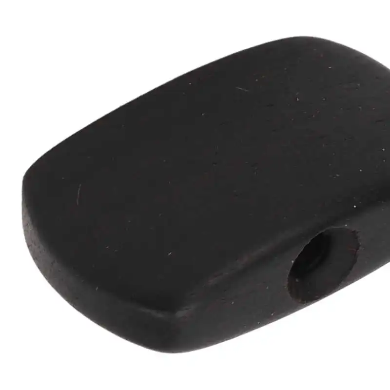 Tuning Peg Buttons Durable Exquisite Workmanship Tuner Machine Head Button Environmental Friendly Ebony+Metal for Folk Guitars