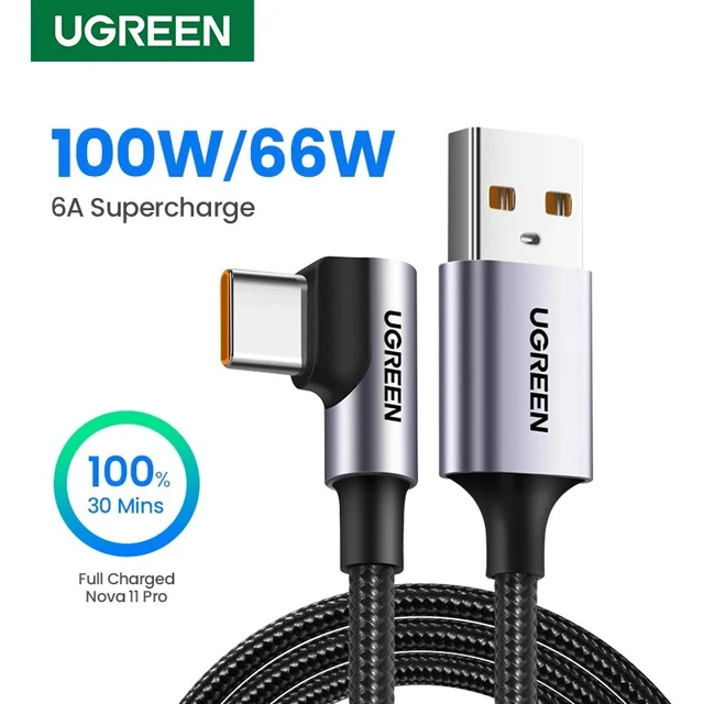  UGREEN USB C to USB C Cable, 100W USB C Charger Cable