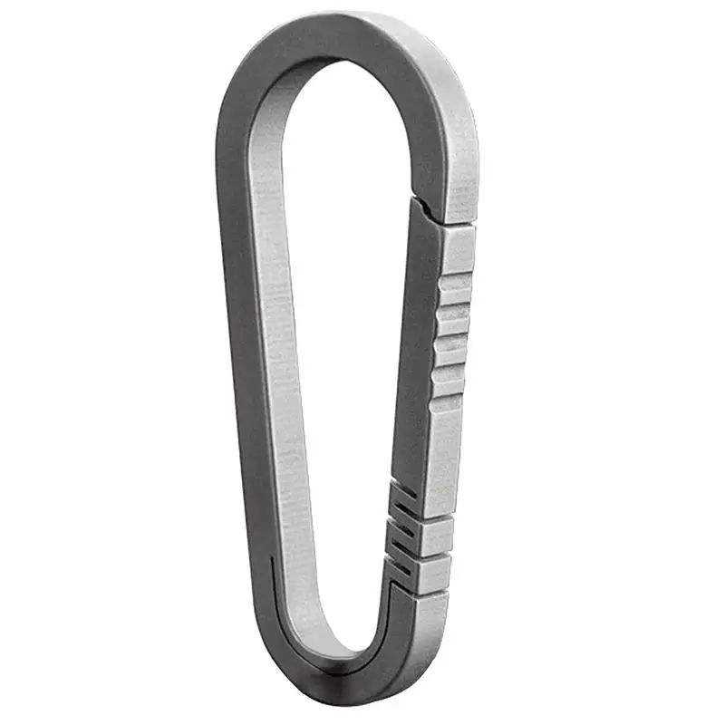 Titanium Keychain Key Clip Key Ring Hook Key Ring Hook Quick Release Spring Snap Link Hook For
