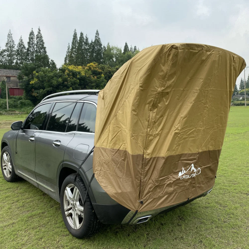 Car Trunk Camping Tent for Outdoor Driving Tour Barbecue SUV