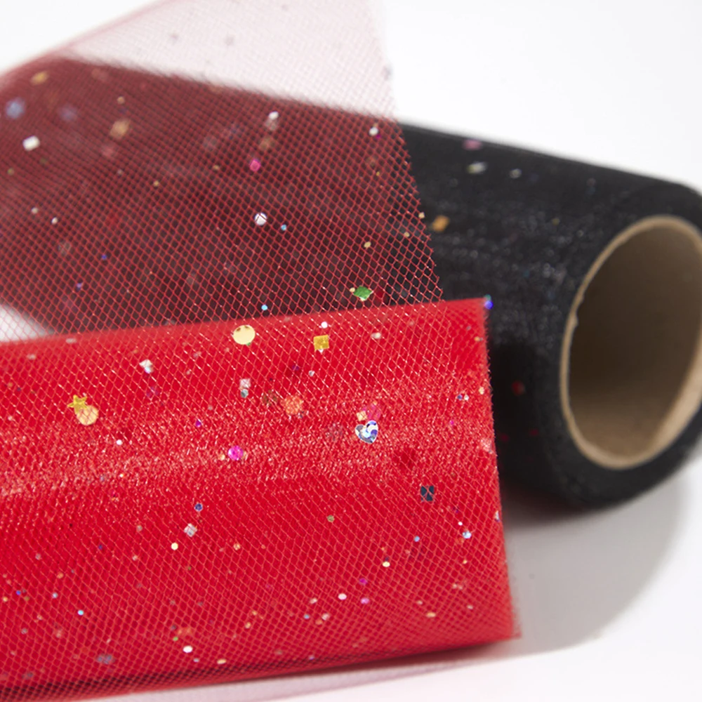 15cm x 10 Yards Tulle Roll Fabric Spool Tutu Wedding Christmas Birthday Party Decoration Handmade DIY Baby Shower Dress Material