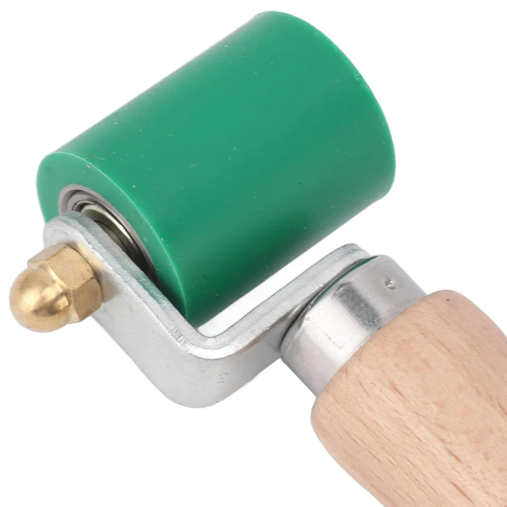 40mm Silicone Hand Pressure Roller Handwheel PVC Seam Crochet Roofing Welding Tools High Temperature Pressure Roller