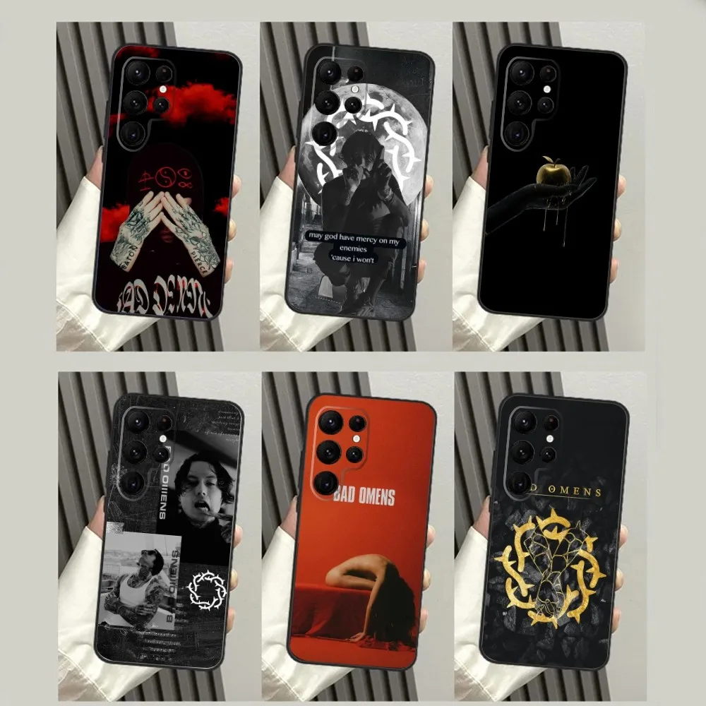 Custodia Per Telefono Band Bad O-Omens Per Samsungs23,S22,S21,S20 Ultra Pro S10,S30Plus,S9,20Lite Cover Ultra Nera