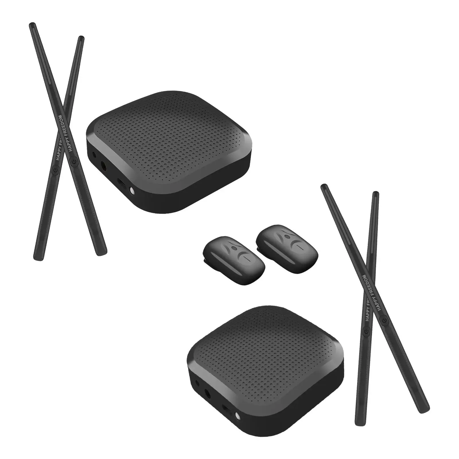 

Portable Air Drum Set Pocket Size Drum Set for Drum Lover Indoor Outdoor
