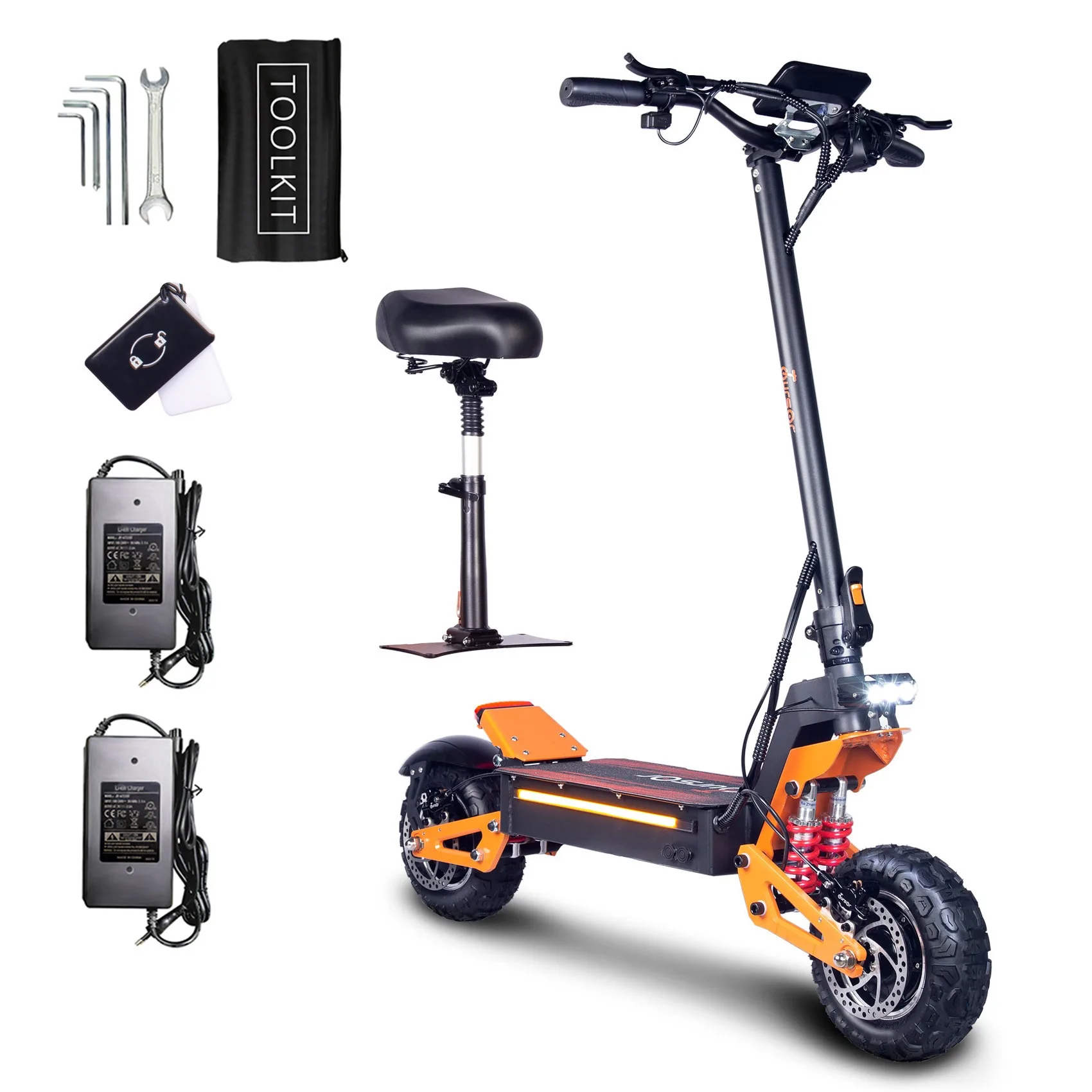 Electric Scooter x5 6000W dual motor neutral electric scooter 60V 40AH battery 11-inch foldable 85km/h high-speed all terrain