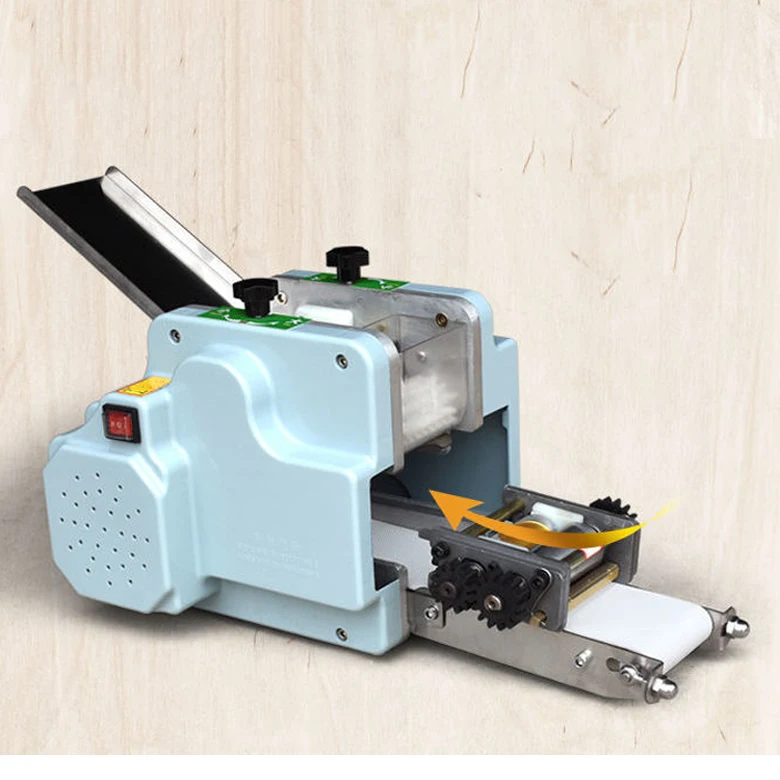 Wonton Pi making Machine Automatic Dumpling Wrapper Maker Gyoza Skin Home Commercial Round moulding Machine Ravioli Square Skin