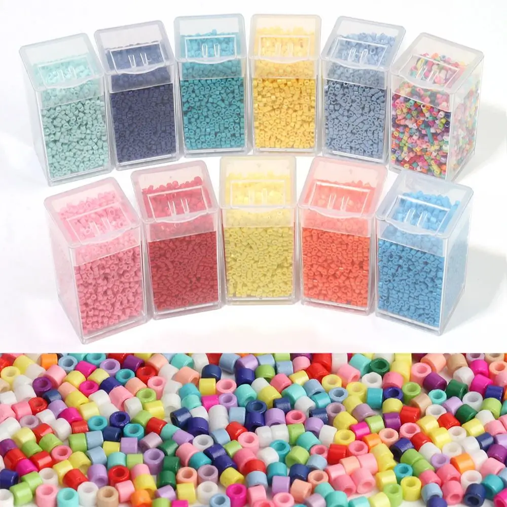 Japanese Glass Seed Loose Beads 1000/3000pcs/box 2mm 34Color Round Spacer Bead For Jewelry Making DIY Bracelet Craft Accessories