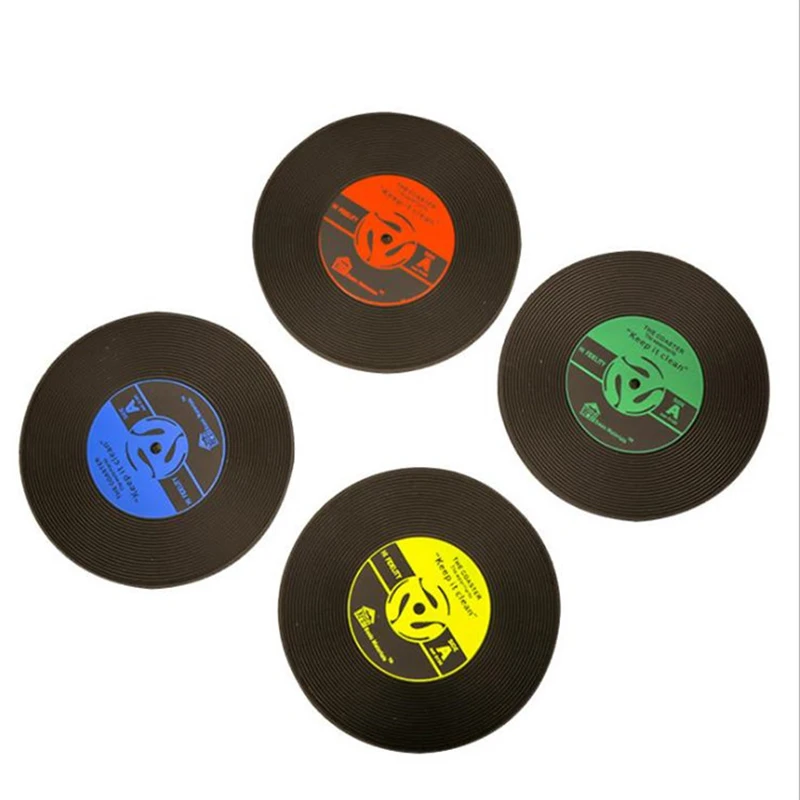 Posavasos Silicona Posavasos De Ganchillo Tejido A Mano, Posavasos Redondos Hechos A Mano Pequeños De Tela, Bonitos Posavasos De Mesa Arcoíris, Paquete De 2, Rosa Salvamanteles Ollas Calientes