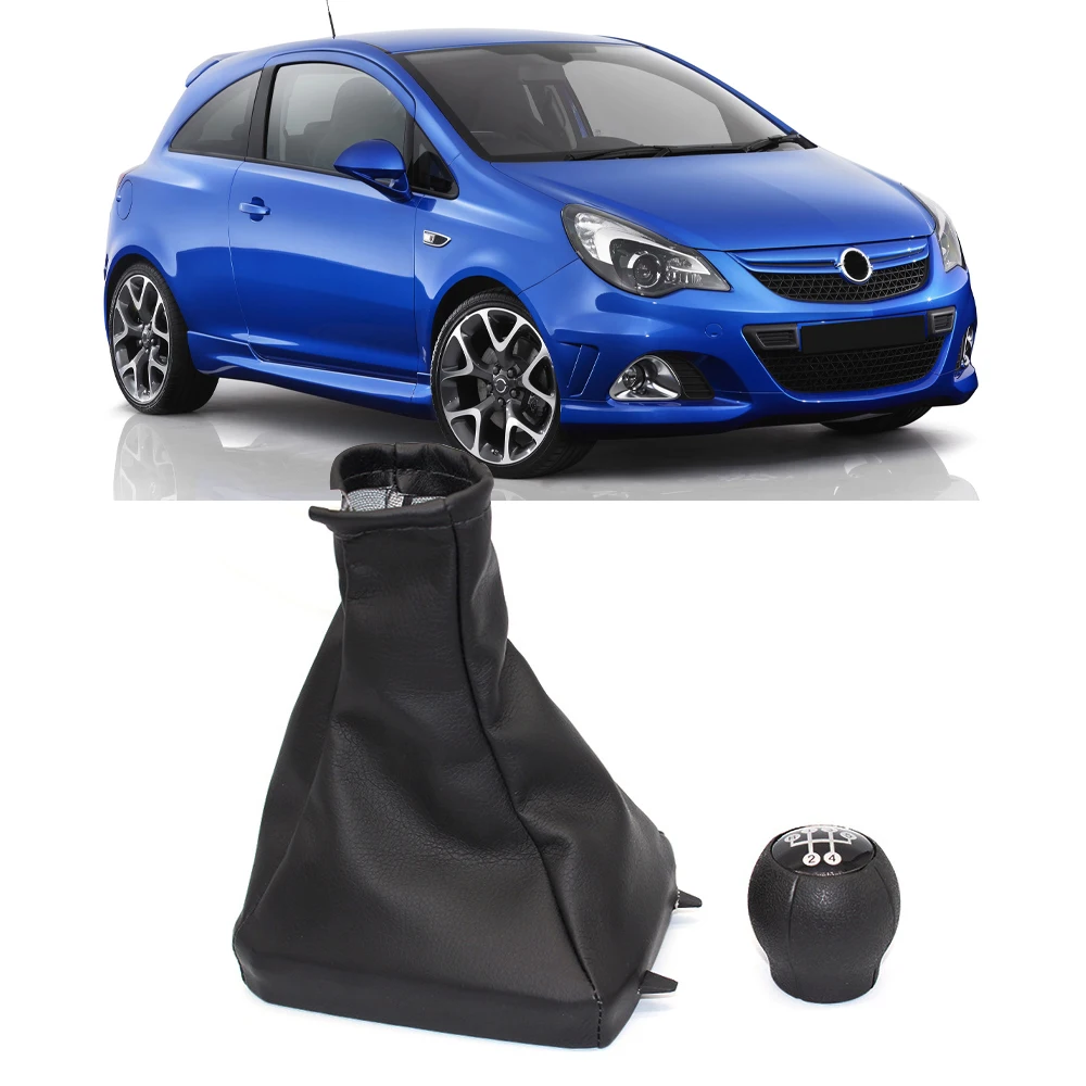 

Car Gear Shift Knob Leather Dustproof Shifter Gaiter Boot Cover For Vauxhall/Opel Corsa A/B/C Vectra A/B Tigra B Calibra Combo C