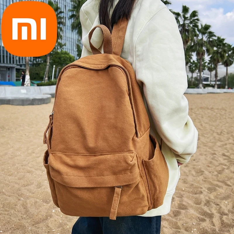 

Xiaomi Backpack New Korean Large Capacity Canvas s Women Kawaii Students Preppy for Teenage Girls Boy School Travel Book Bag