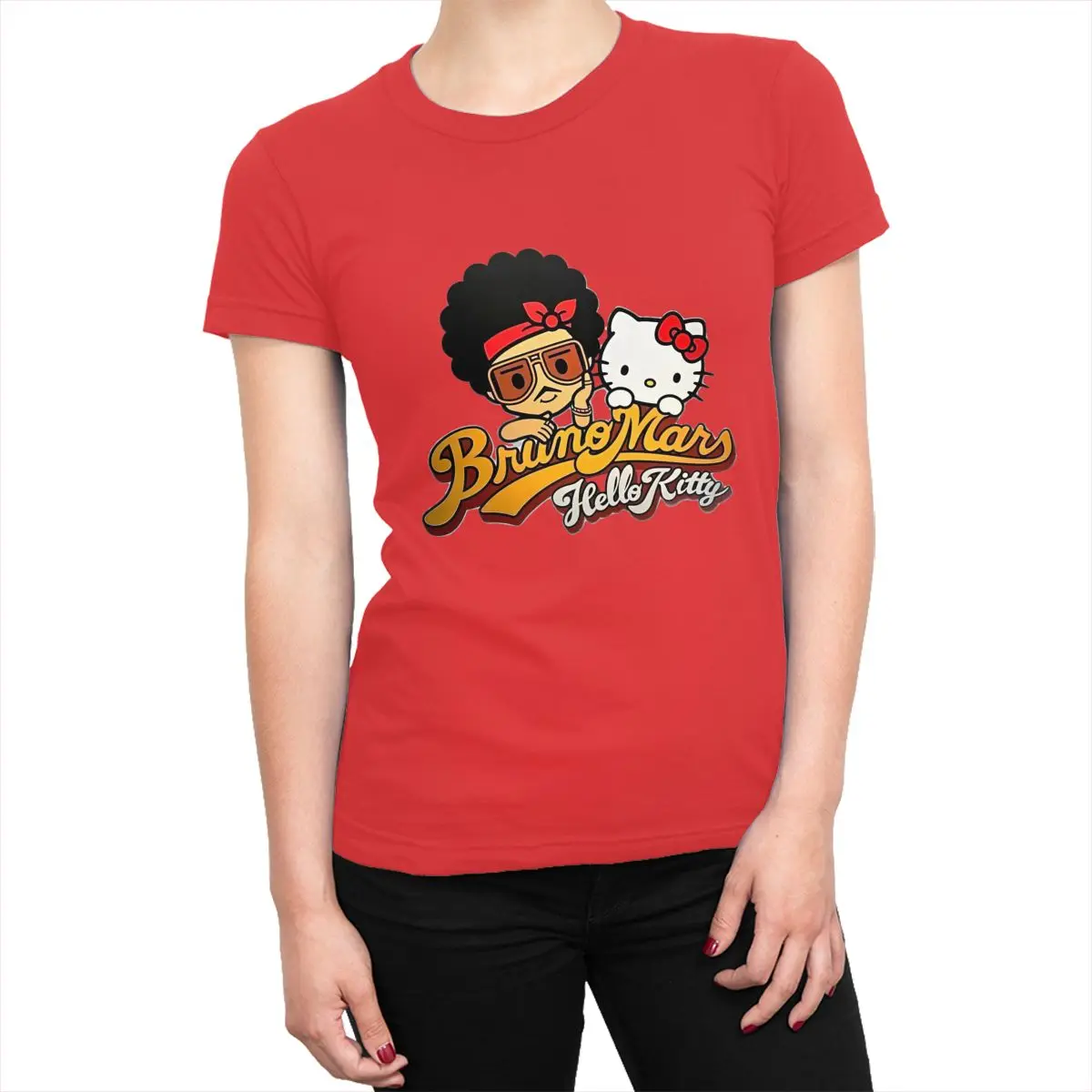 BRUNO MARS HELLO KITTY Tシャツ　Lサイズ BRUNO MARS x HELLO KITTY T shirt Japan Limited 2024 Sanrio
