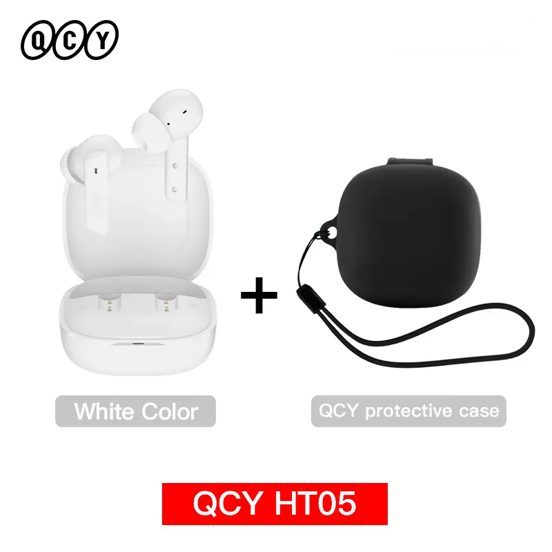 QCY HT05 ANC Wireless Earphone 40dB Noise Cancelling Bluetooth 5.2 Headphone 6 Mic ENC HD Call TWS Earbuds Transparency Mode - Image 21