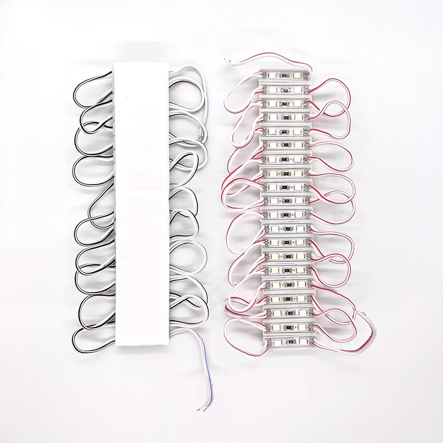 LED Modules LED Module LED Light 20pcs LED Modules 2835 SMD DC 12V 2 LEDs Backlight Waterproof IP65 LED Sign Lighting Red Green Blue Yellow White