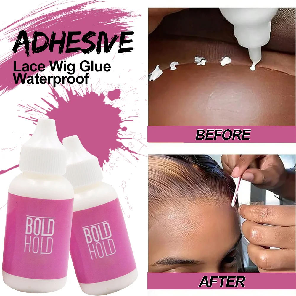 Lace Wig Glue Waterproof Wax Stick Adhesive Remover Hair Stick Gel Bold Hold Glue Remover Wig Accessories