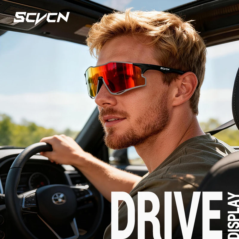Unisex Ultralight Photochromic Sports Sunglasses - UV Protection for Running, Cycling, and Outdoor Activities
