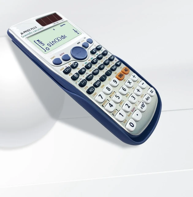 Calculatrice scientifique Portable pliable professionnelle pour étudiants,  avec bloc-notes LCD, 417 fonctions, mise à niveau 991ES - AliExpress