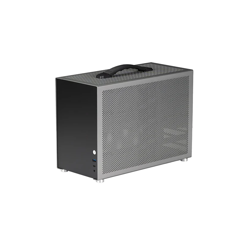 ATX/SFX/SFX-L 전원 공급 장치와 호환되는 D3 미니-ITX 케이스, 280mm/240mm 올인원 수냉 쿨러 지원, 컴팩트 데스크탑 컴퓨터
