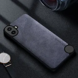 Premium Luxury Leather Phone Case - Retro Business Style for CMF Phone 1 (GRAY)