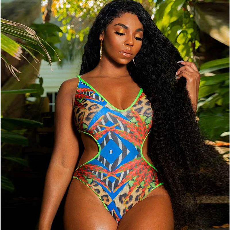 African bathing suit one piece Clearance