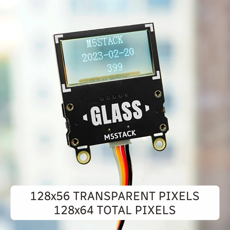 Oficial Vidro Unidade w 1.51 Polegadas Oled Transparente M5stack - Imagem 4