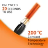 Copper Hot Comb Straightener for Wigs Afro Hair Heating Comb Straightening Brush Electric Pressing Comb Curler Hair Straightener 1