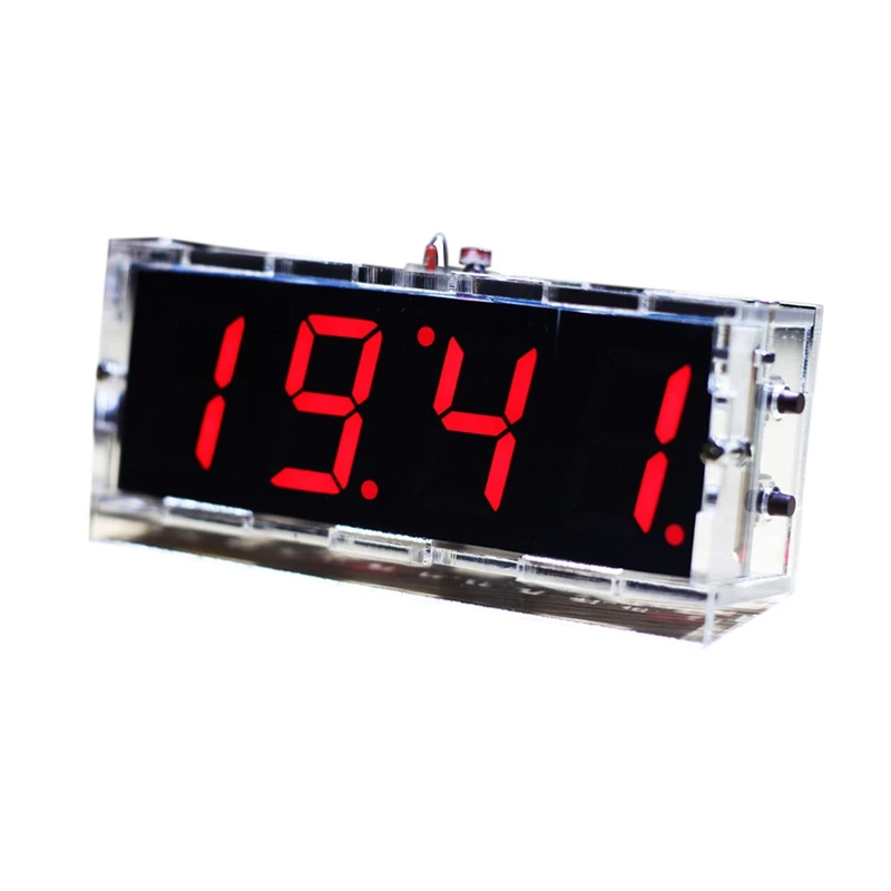 

Набор цифровых фотографических часов "сделай сам", 4 знака, дисплей для измерения температуры, даты и времени с прозрачными фотографиями для помещений