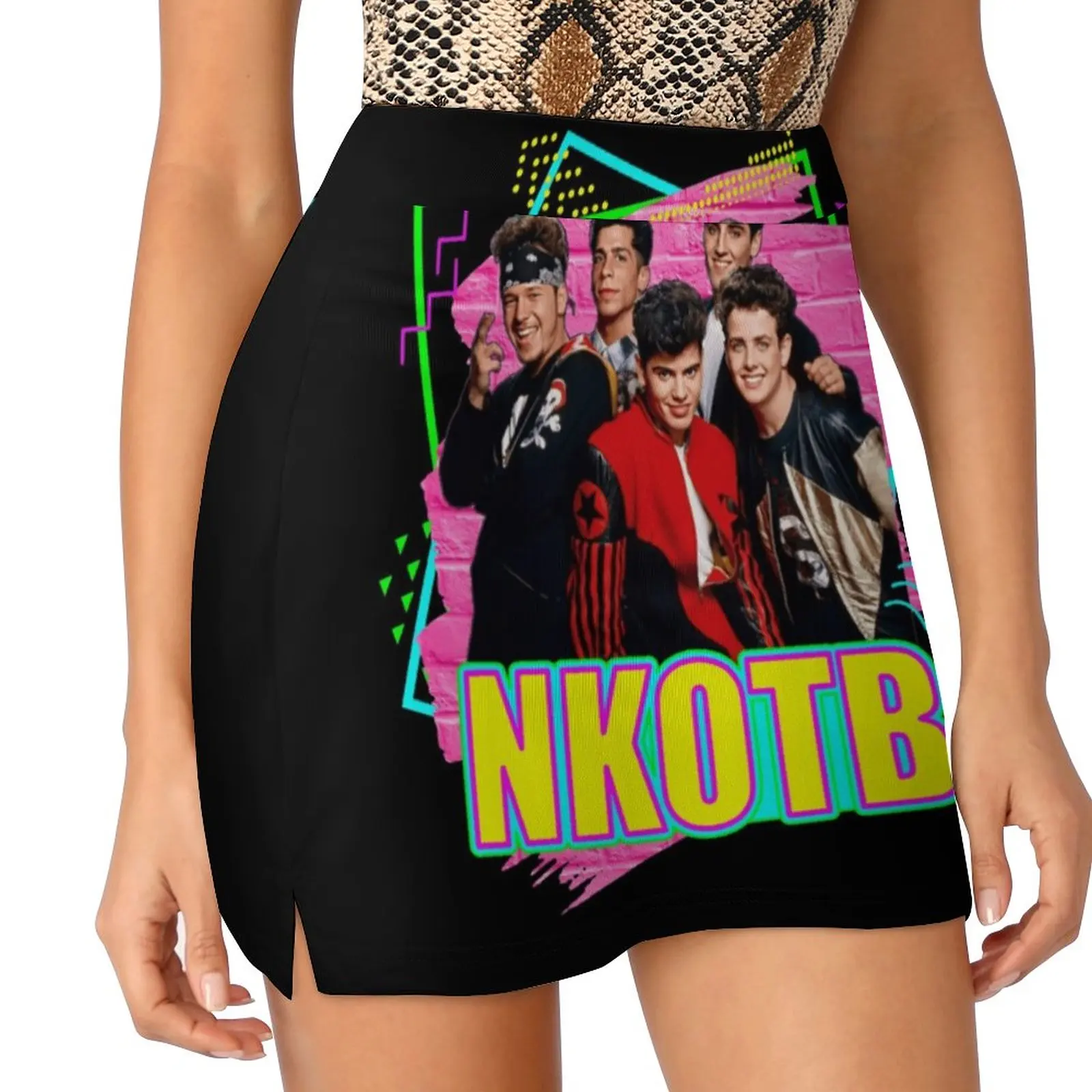 

NKOTB Music New And Kids Gift For Fan Light proof trouser skirt Short skirt woman kawaii skirt