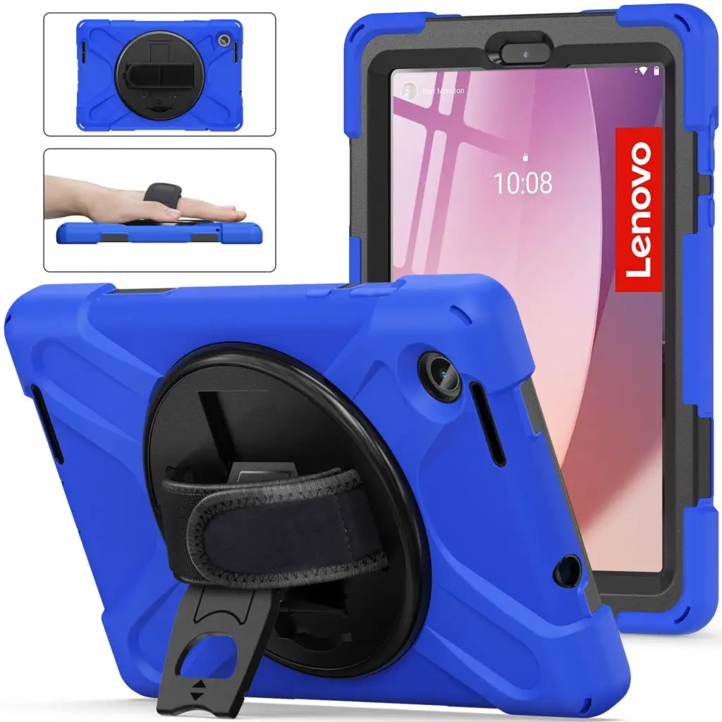 Heavy Duty Shockproof Rugged Tablet Case with Hand/Shoulder Strap