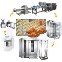 Bread Complete Set Of Equipment Baking Bread Complete Set Of Sheep / Croissant Assembly Line Continuous Toast Shaping Machine 2