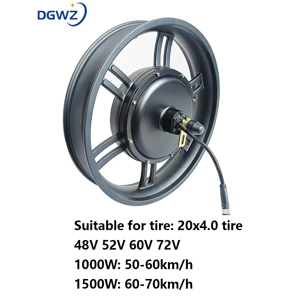 Best-selling 20 20x4 Inch Gearless 48V 60V 72V1500W Off
