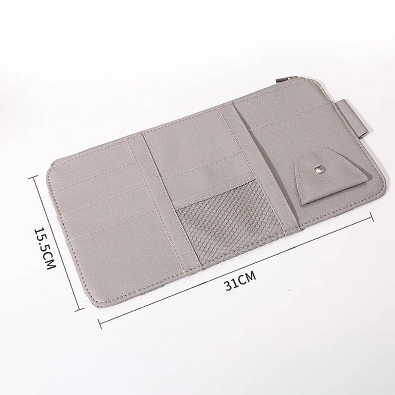 Car Sun Visor Organizer Sunglasses Holder for Trucks Interior Accessories