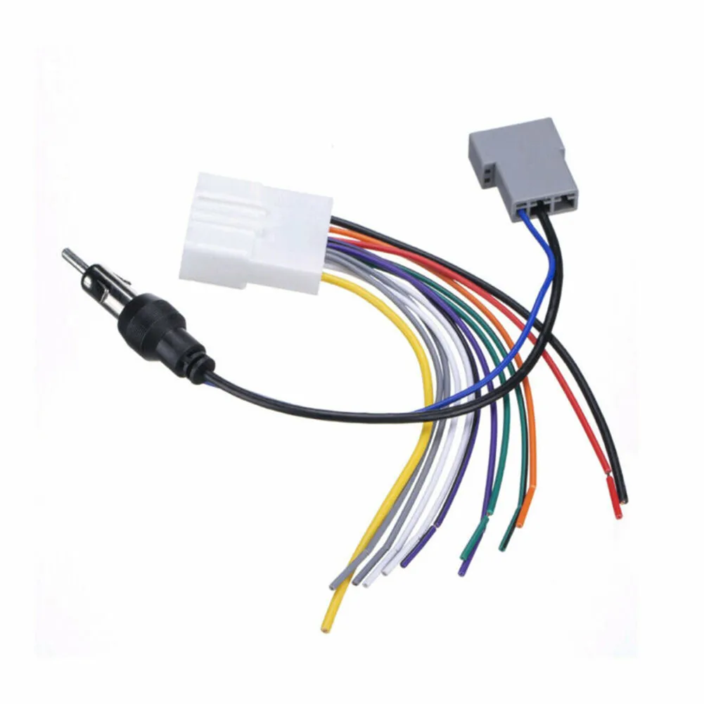 CarStereoAdapterWiringHarnessCableRadioBluetoothCableFor