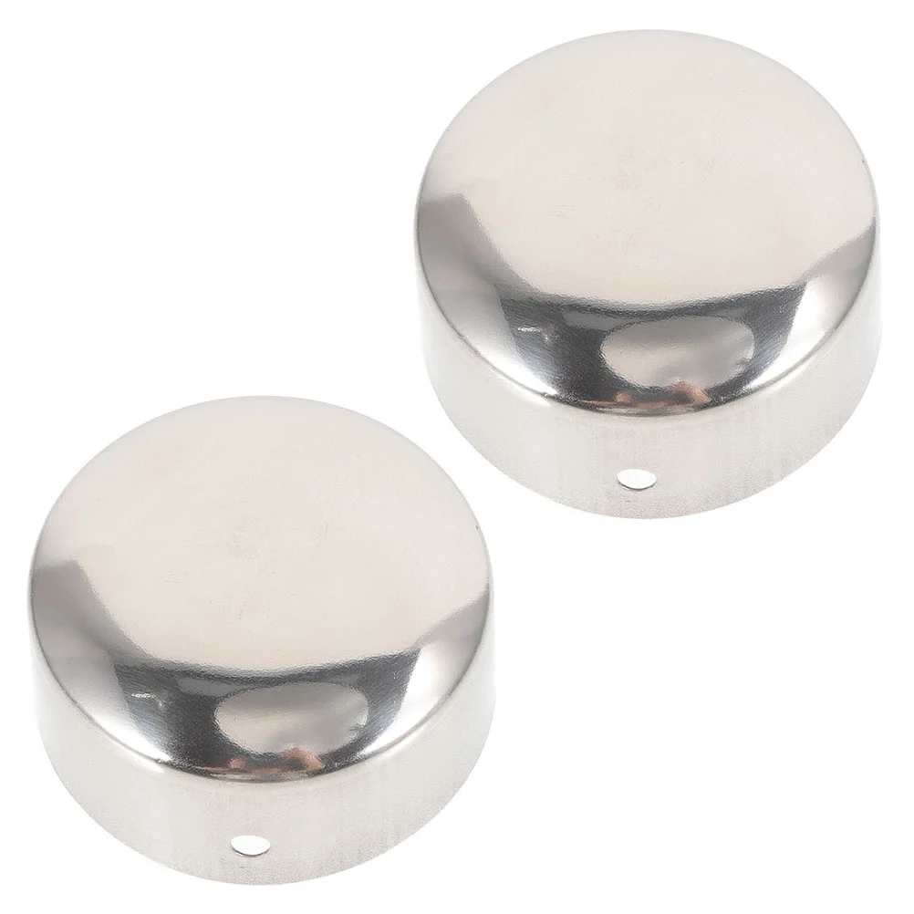 38Pcs Handrail Fittings Stair Railing End Caps Metal Plugs For Holes Accessories Construction Tools Ladder Parts Tube