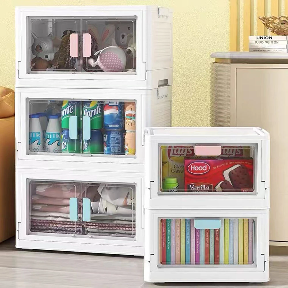 Stackable Storage Containers Clothes Clothing Book Groceries