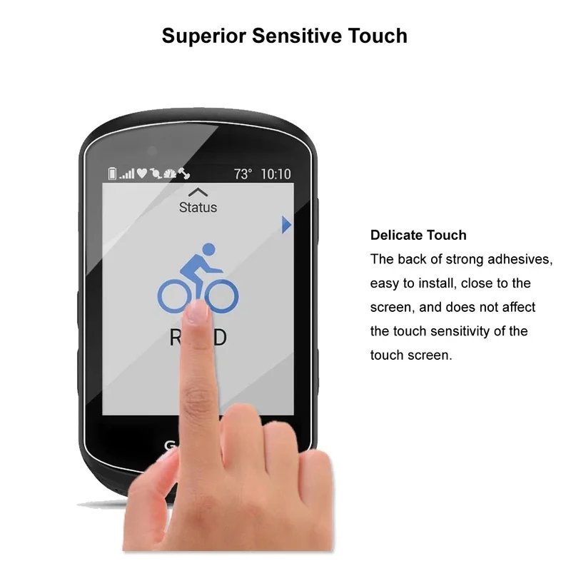 Premium Tempered Glass Screen Protector for Garmin GPS Bicycle Stopwatch
