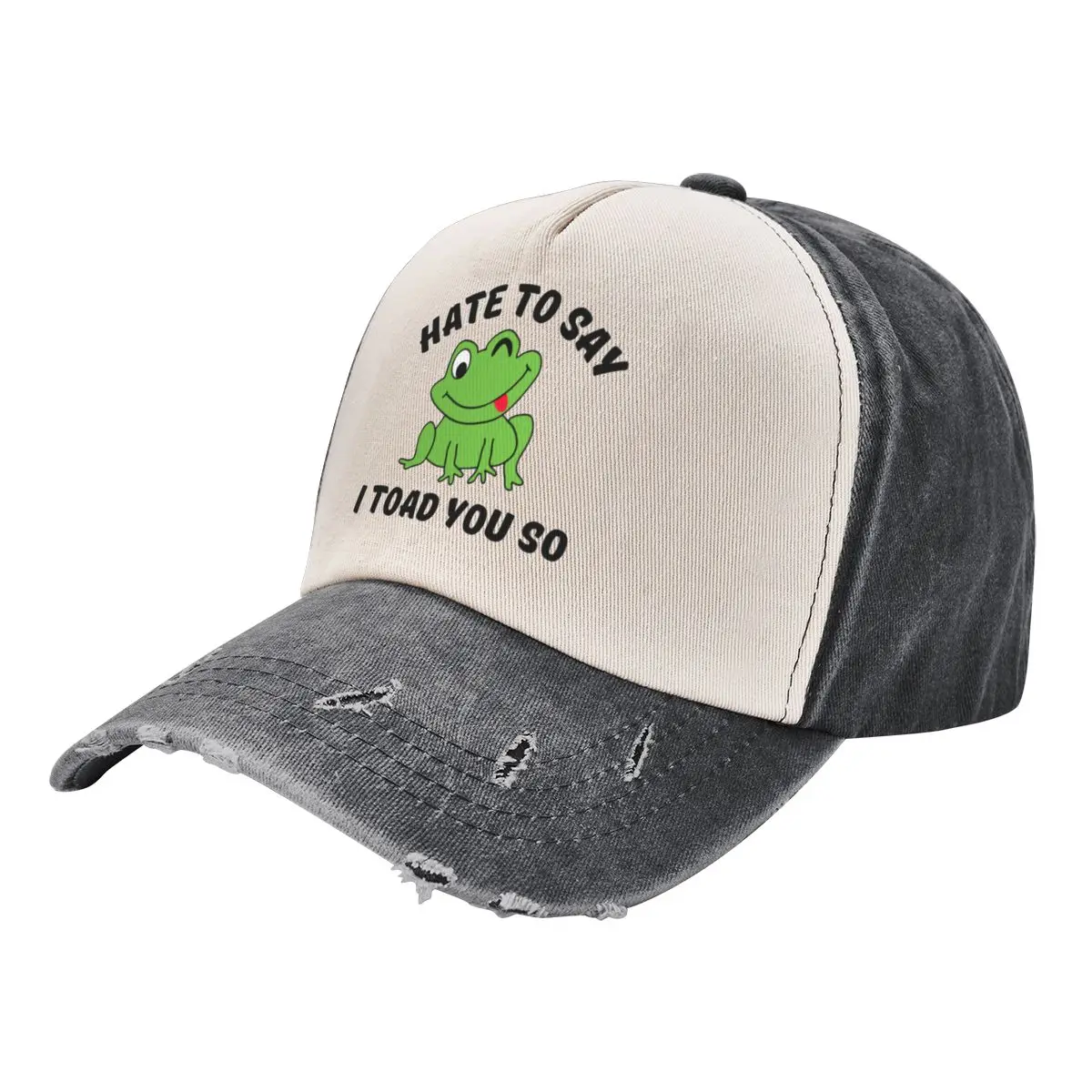 

Hate to say I toad you so Baseball Cap Trucker Hat birthday summer hat Women's Beach Outlet 2024 Men's