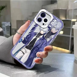 Honkai Star Rail Phainon Shockproof Clear Phone Case - Soft, Durable Back Cover - iPhone 15 Plus (Z1)