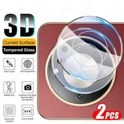 Premium 2 - Pack 3D Curved Camera Protector Case with 9H Rear Lens Glass for Honor X70 5G (2Pieces)