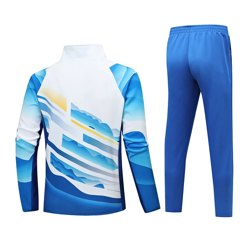 Unisex Student Uniform Chinese Teams Tennis Player Training Suits Jacket + Pants Athlete Award Winning National Team Clothing
