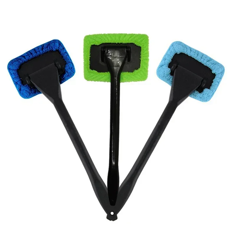 Window Cleaning Kit Universal Car Long-Handle Windshield Brush for Auto Detailing Easy Reach & Scratch Free