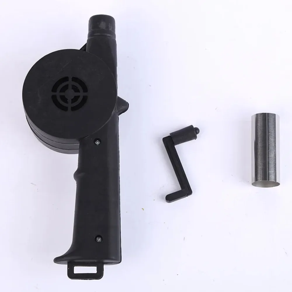 Hand Blower Barbecue Blower Household Portable Manual Blower Picnic Charcoal Combustion Fan Small Hair Dryer Outdoor Barbecue Accessories