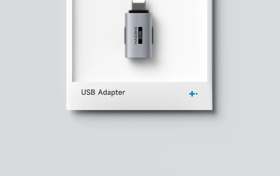 Hagibis Lightning & USB-C Bidirectional Charging Adapter