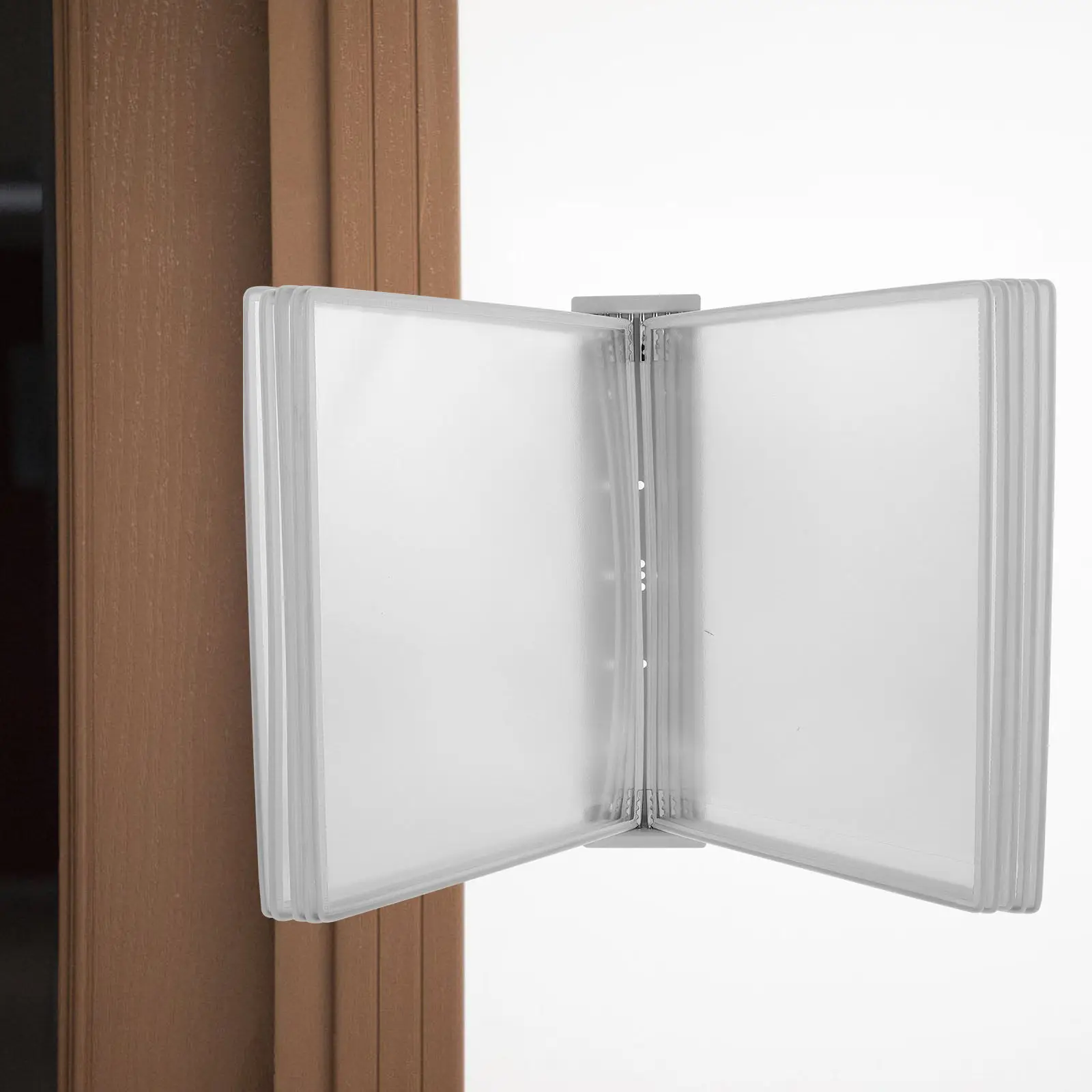 벽걸이형 문서 디스플레이 폴더 10페이지 플립 파일 정리함 사무실 벽걸이 파일 홀더 참고용 보관 시스템