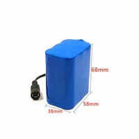 Batterie au lithium Aleaivy 7.4V/8.4V 28Ah 2s3p 18650 adaptée aux lumières de vélo, aux lampes de pêche et au audio de bateau télécommandé 4