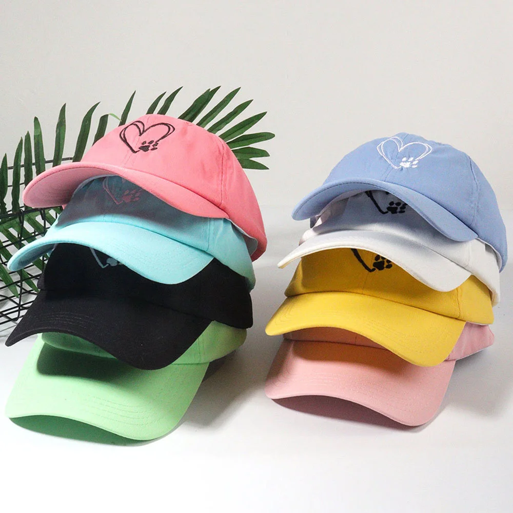 

Fashion Heart Embroidery Baseball Cap for Women Men Cotton Snapback Hip Hop Hats Summer Outdoor Sports Sun Hat Couple Caps