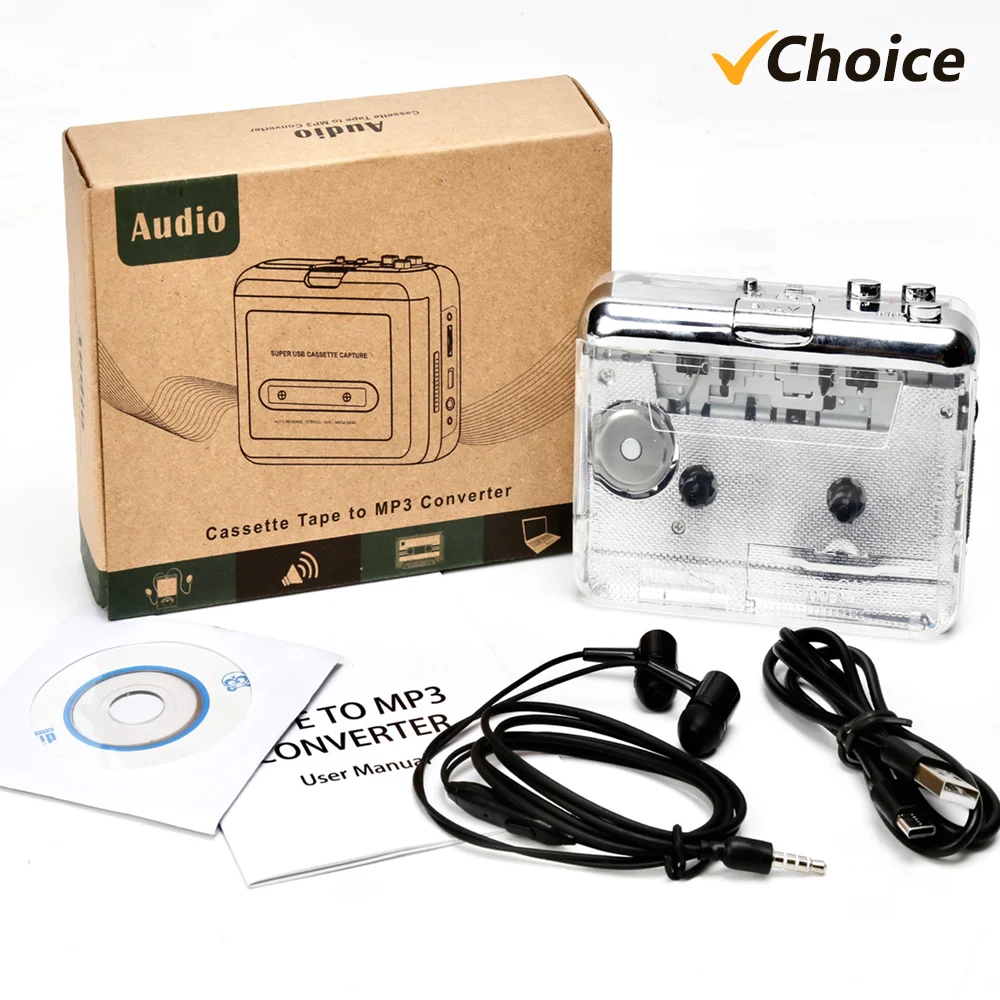Cassette Player Portable Tape Recorder To Mp3 USB Cassette Capture To MP3 Format
