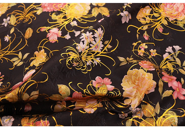 145 cm Breite, simulierter Seidenbrokat-Jacquard-Kleidungsstoff zum Nähen, Cheongsam-Beutel, Box, Verpackung, Dekoration, handgefertigter Stoff – Detail 25