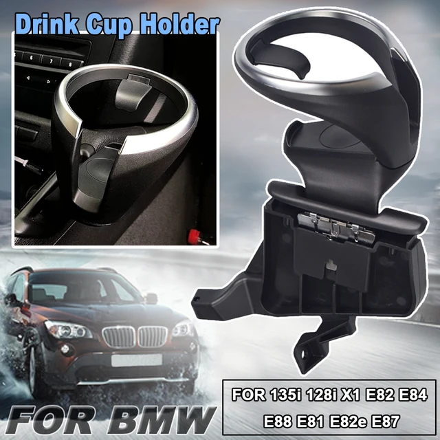 Porte-gobelet de console centrale de style de voiture noir, accessoires  automobiles, porte-gobelet pour BMW