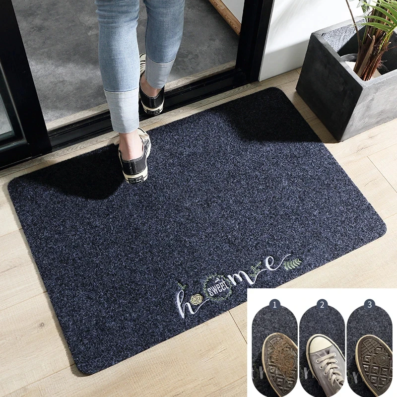 

High quality Carpet Entrance Door mat Living Room Anti-slip Carpet Absorbent Bath Mat Kitchen Rug Simple Kitchen Doormat