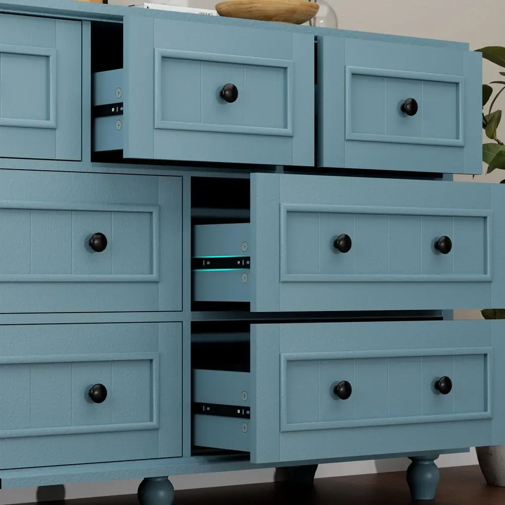 Antique 7-Drawer Dresser 6